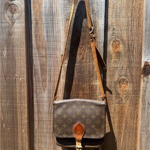 Vintage Louis Vuitton Monogram Canvas Cartouchiere GM